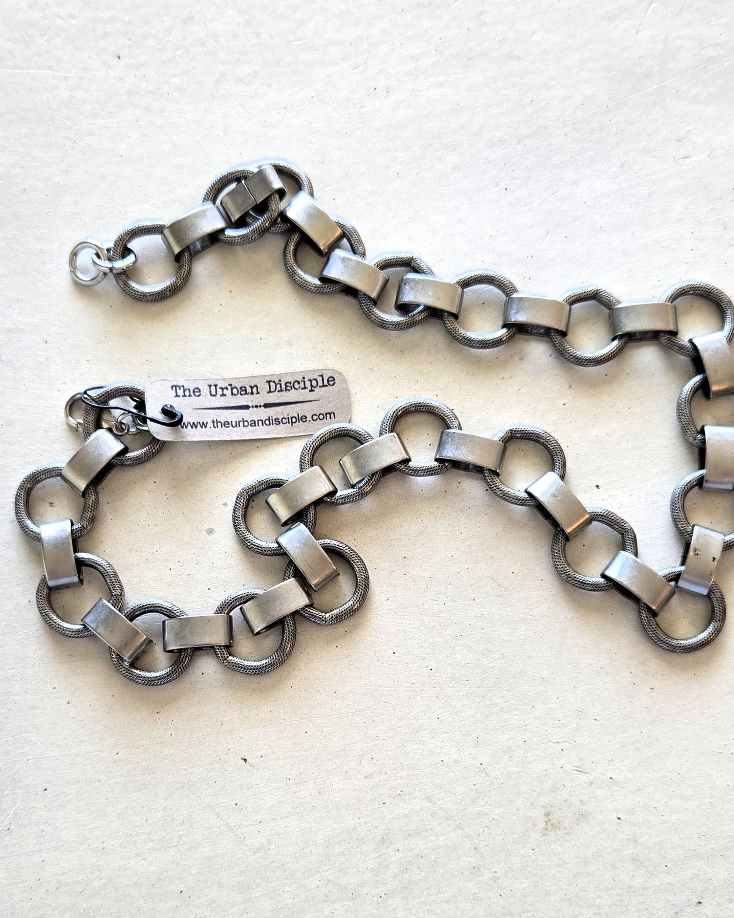 Large Link, Stainless Steel Choker Necklace- Chunky Gold or Silver Chain, -Large Chunky Chain-Handmade Custom Jewelry