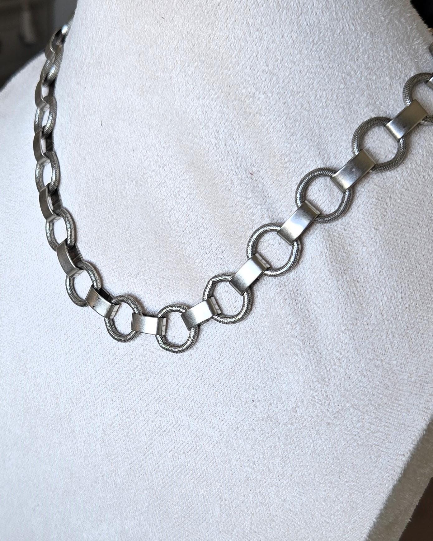 Large Link, Stainless Steel Choker Necklace- Chunky Gold or Silver Chain, -Large Chunky Chain-Handmade Custom Jewelry