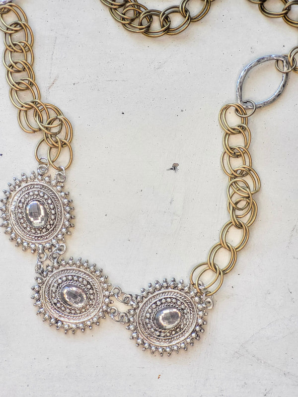 Long Medallion Necklace