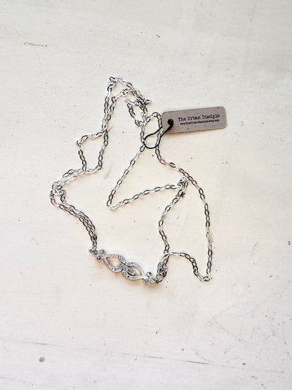 Elegant Double Strand Choker: 925 Sterling Silver with Stunning Swarovski Crystal Closure, Choker Necklace, bridal jewelry, holiday gift