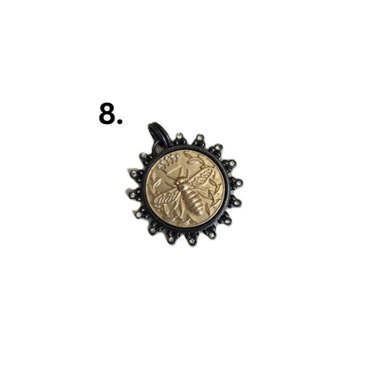 Queen Bee Pendant on Ball Chain Necklace, Handmade Personalized Necklace