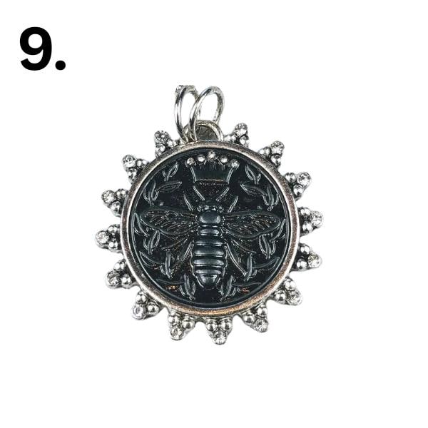 Queen Bee Pendant on Ball Chain Necklace, Handmade Personalized Necklace