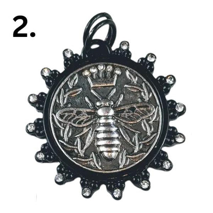 Queen Bee Pendant on Ball Chain Necklace, Handmade Personalized Necklace